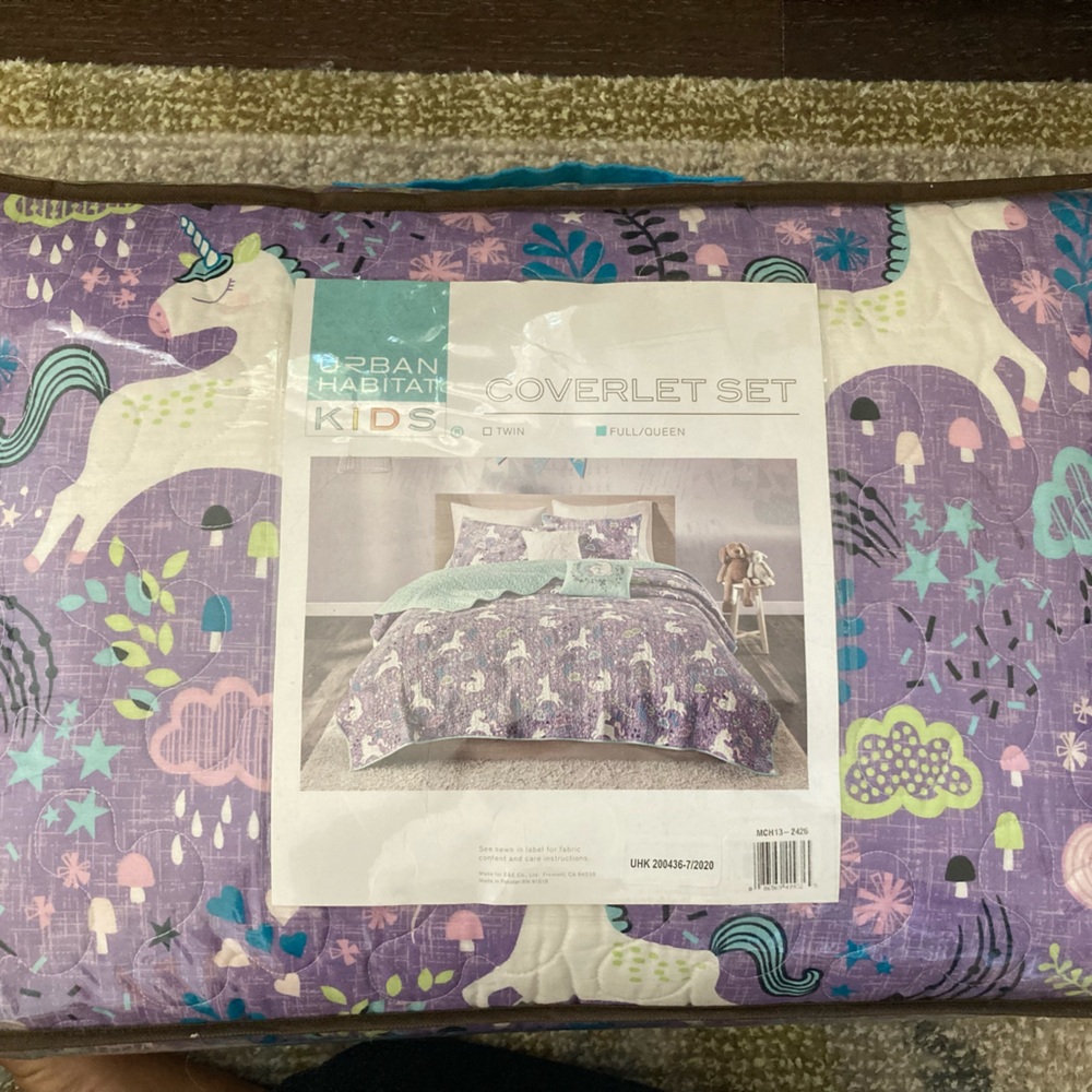 Urban Habitat Kids Ella Cotton Reversible Unicorn Comforter Set